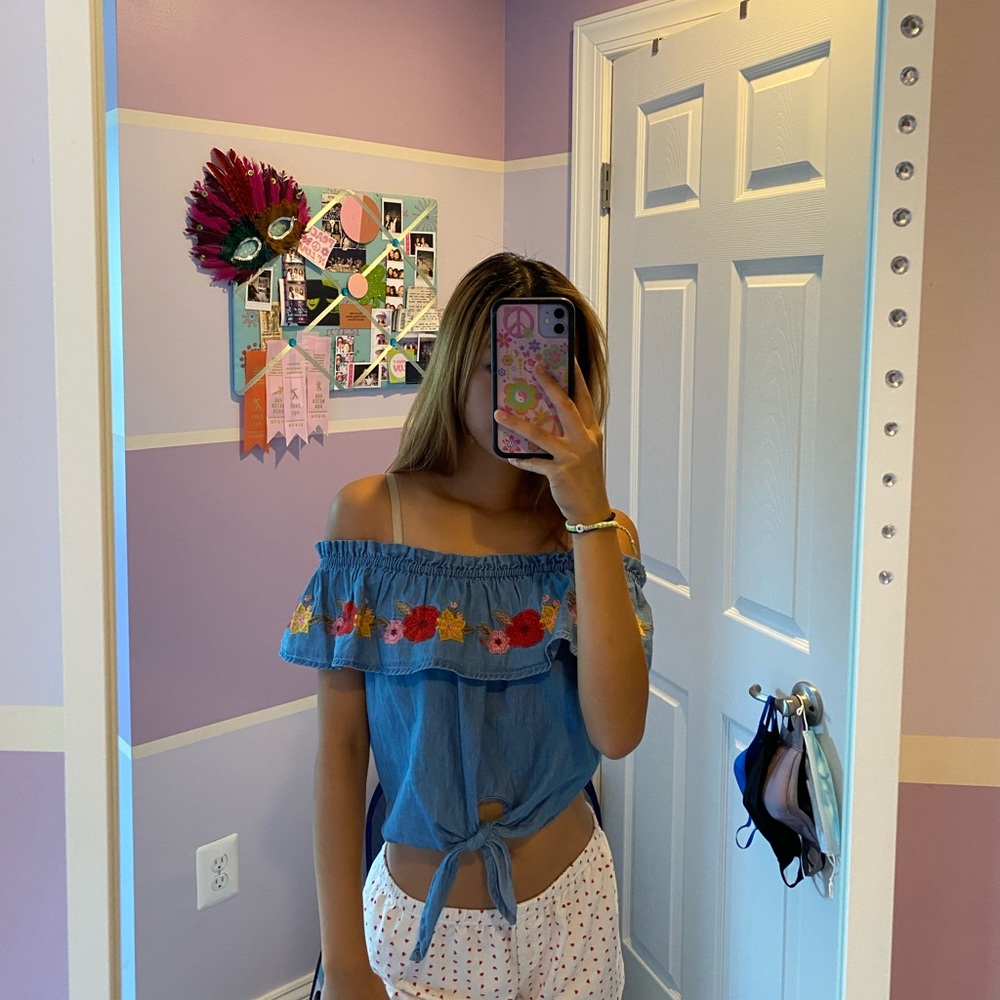 Summer floral shirt